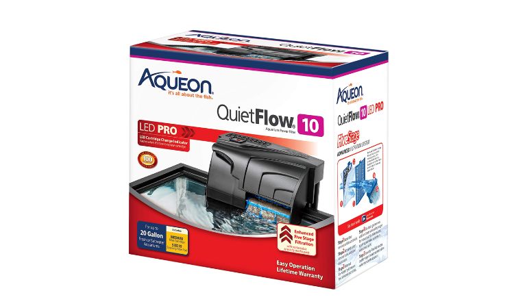 Aqueon QuietFlow LED PRO Aquarium Power Filter